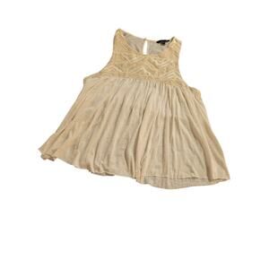 American Eagle Boho Hippie Peasant Top – Ivory